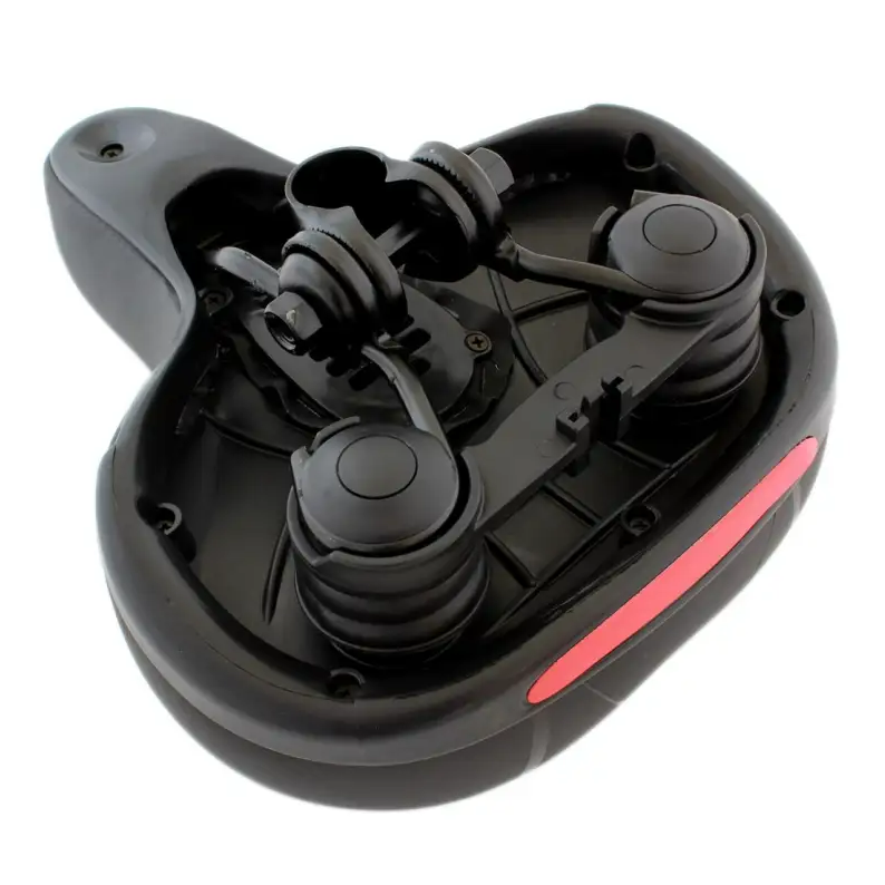 Sa pentru bicicleta, Zola®, din gel extrem de confortabil, 2 tije, 25x20x9 cm, alba Sa pentru bicicleta, Zola®, din gel extrem de confortabil, 2 tije, 25x20x9 cm, alba